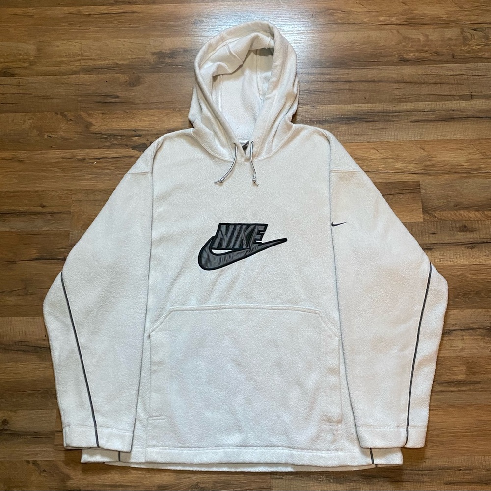 Y2K Nike Fleece Center Swoosh Hoodie